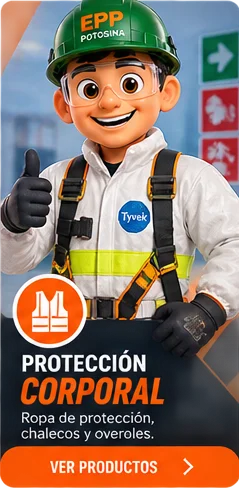 Protección corporal: Protección corporal: ropa de trabajo y overoles · Eppito, EPP Potosina